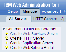 Picture of IBM Web Administration for i 